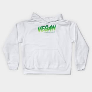 Vegan - Powered by plants Kids Hoodie